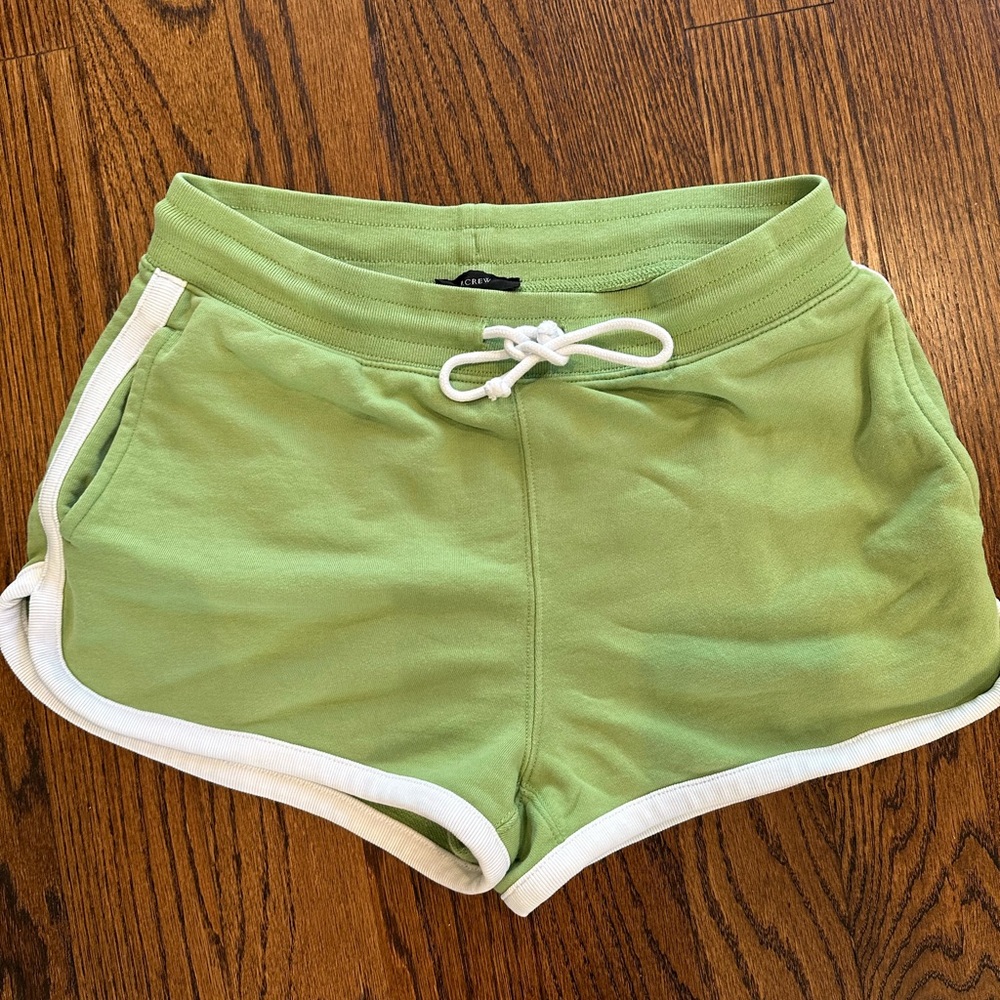 J. Crew Green Shorts with White Trim Vintage!💕